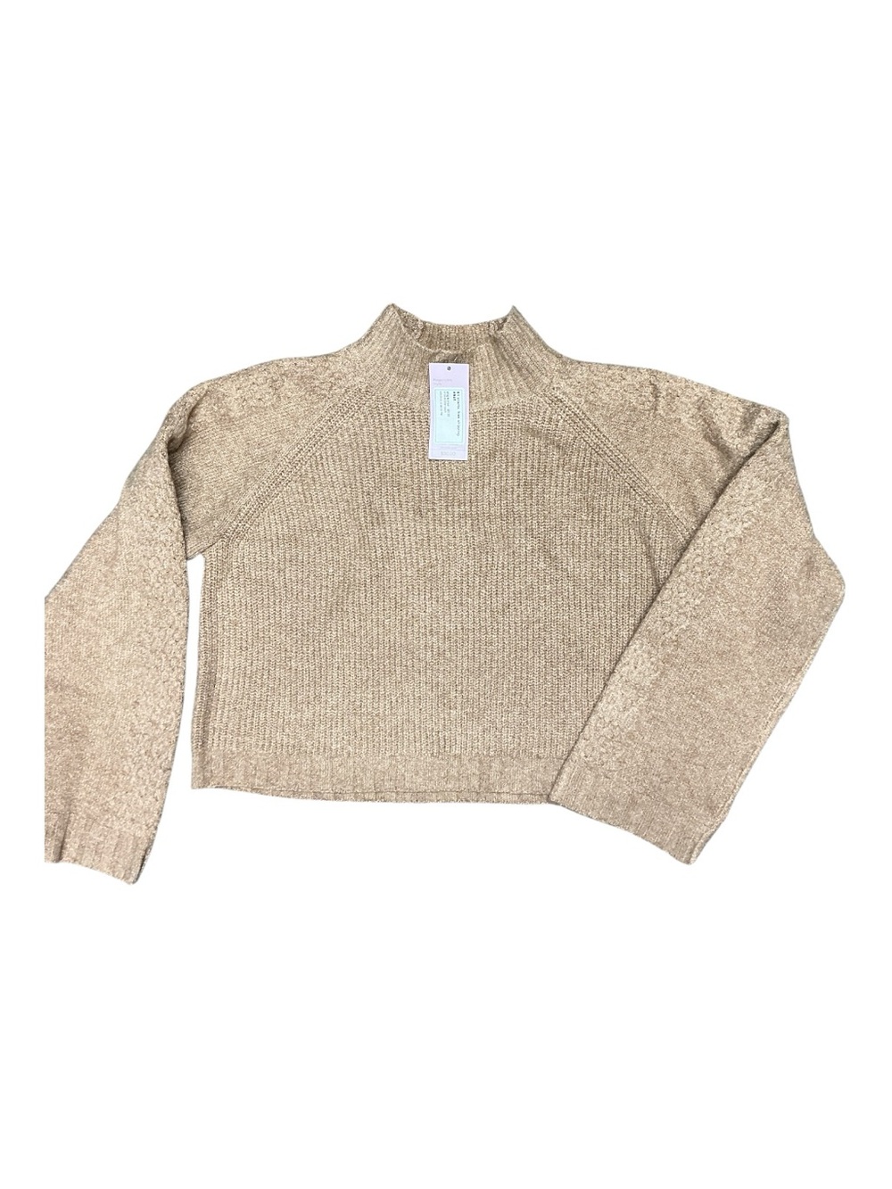 wild fable - NWT - Cropped Cowl Turtleneck Sweater in Taupe - Picture 5 of 5
